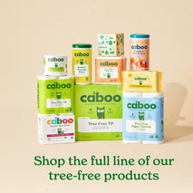 Caboo Tree Free Toilet Paper, Septic Safe Bath Tissue, Soft 2 Ply Sheets, 300 Sheets Per Roll, 16 Double Rolls(8 count pack of 1)
